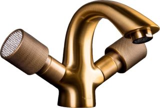 Смеситель для раковины Boheme Royal Crystal бронза 311-Royal/CRST